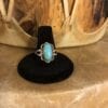 Navajo Artist Annette Chiquito Sterling & Turquoise Ring