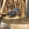 Navajo Running Bear Sterling & Multi-Gemstone Cuff Bracelet - Image 7